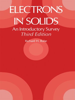 cover image of Electrons in Solids